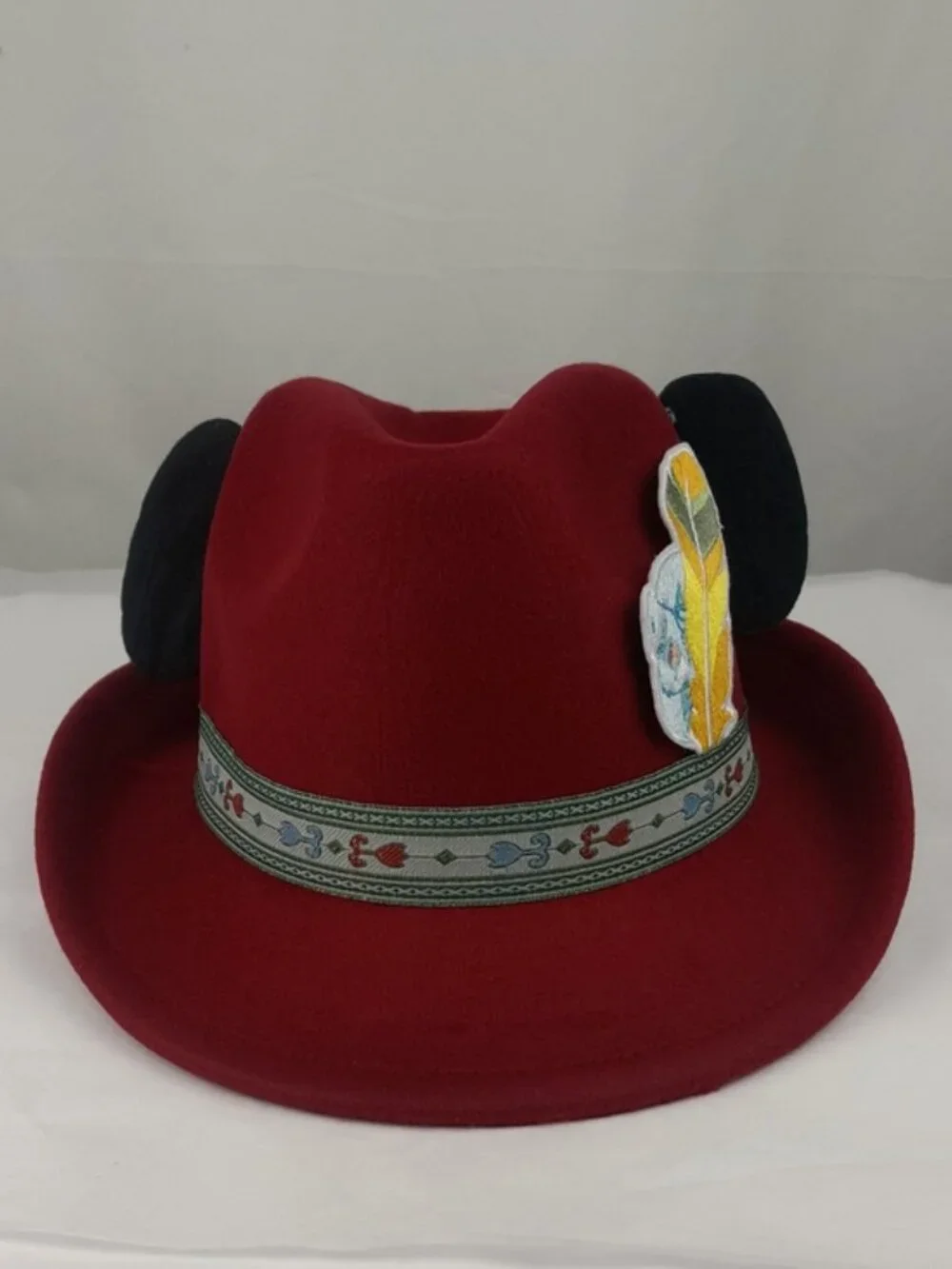 Disney Mickey Mouse Matterhorn Fedora Hat with Ears